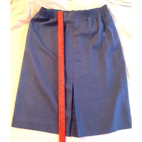 J. G. By Joyce 3 Piece Skirt, Shirt, Jacket Vintage Outfit Blue White 14/16 - Picture 11 of 15